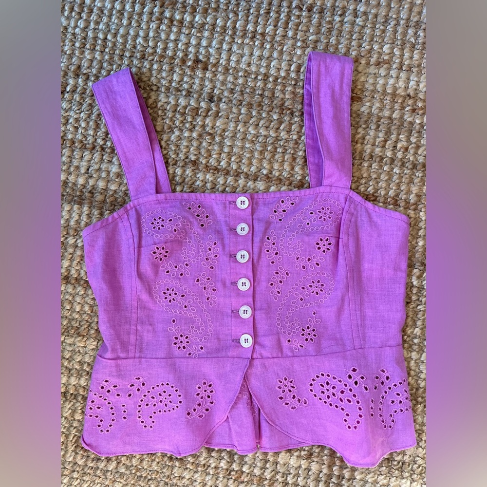 Free People pink crop